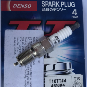 Bugi Denso chân côn ngắn, giắc 16, Ren 14 dùng cho Ford, Mazda cũ. MSP: T16TT